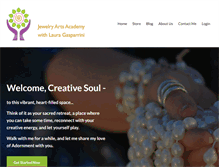 Tablet Screenshot of jewelryartsacademy.com